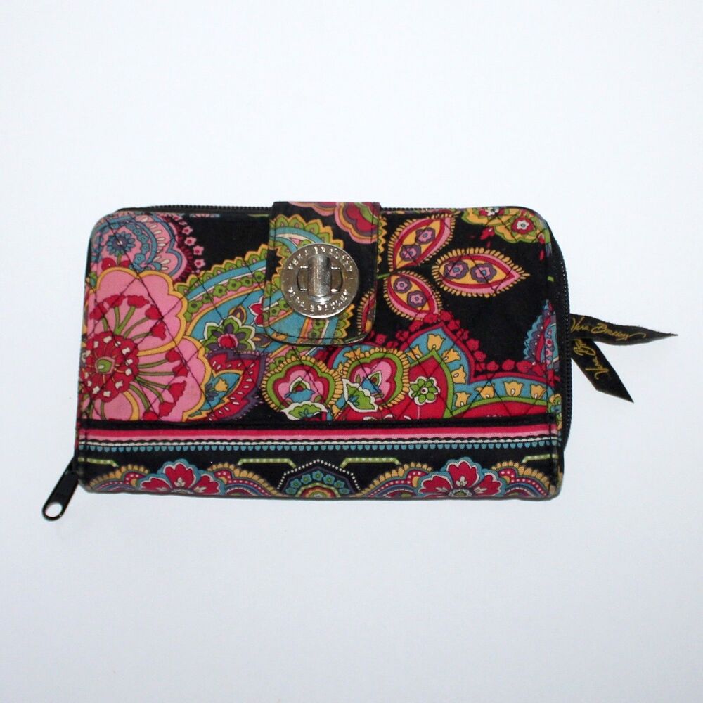 Vera Bradley Symphony in Hue turn lock Wallet multi color